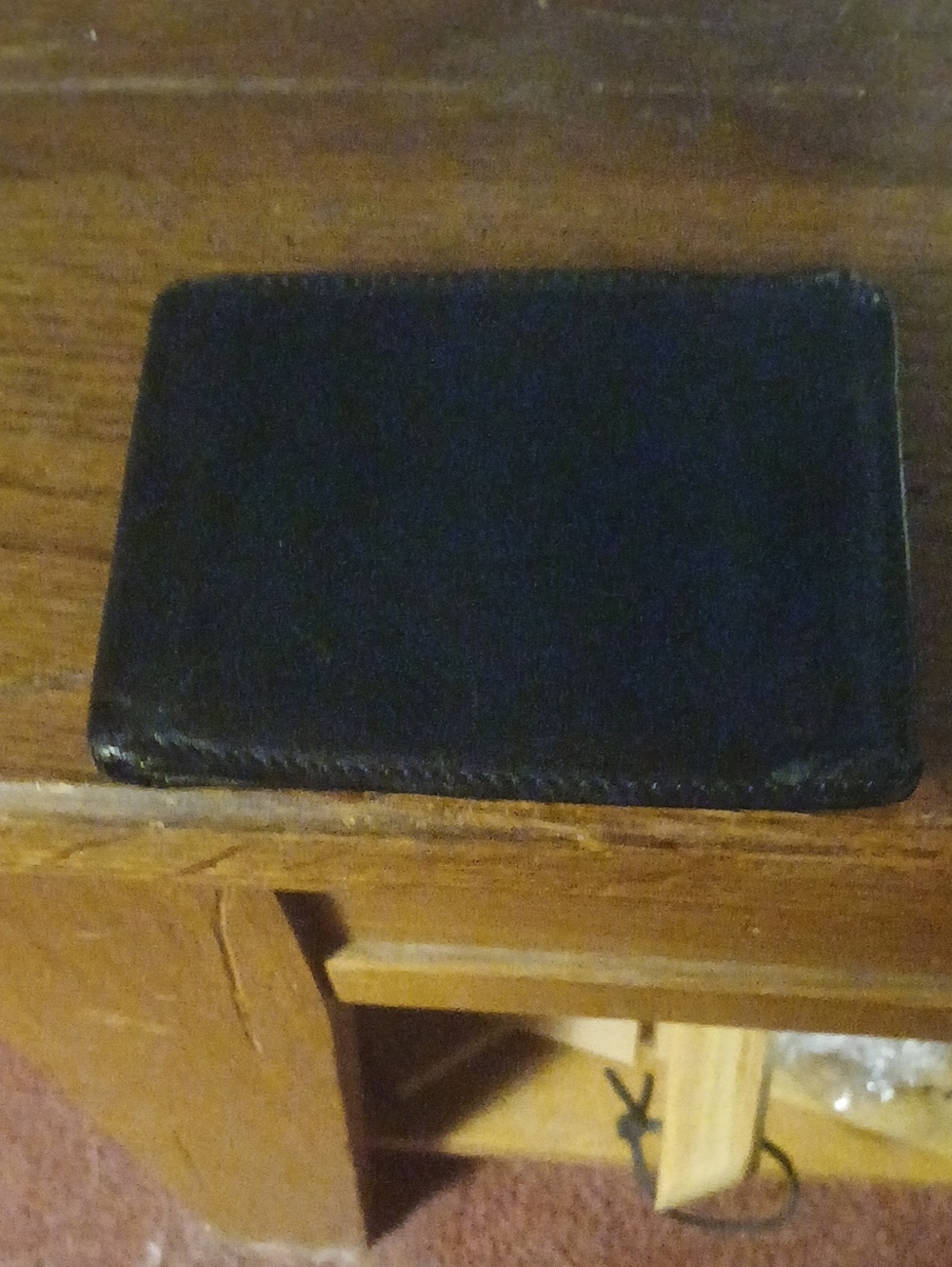Polo Ralph LaurenSlim Black Leather Card Wallet Vintage